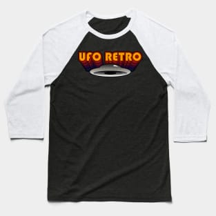 UFO RETRO - Original Cosmic 70's Design - ufo, alien, paranormal, In Search Of Baseball T-Shirt